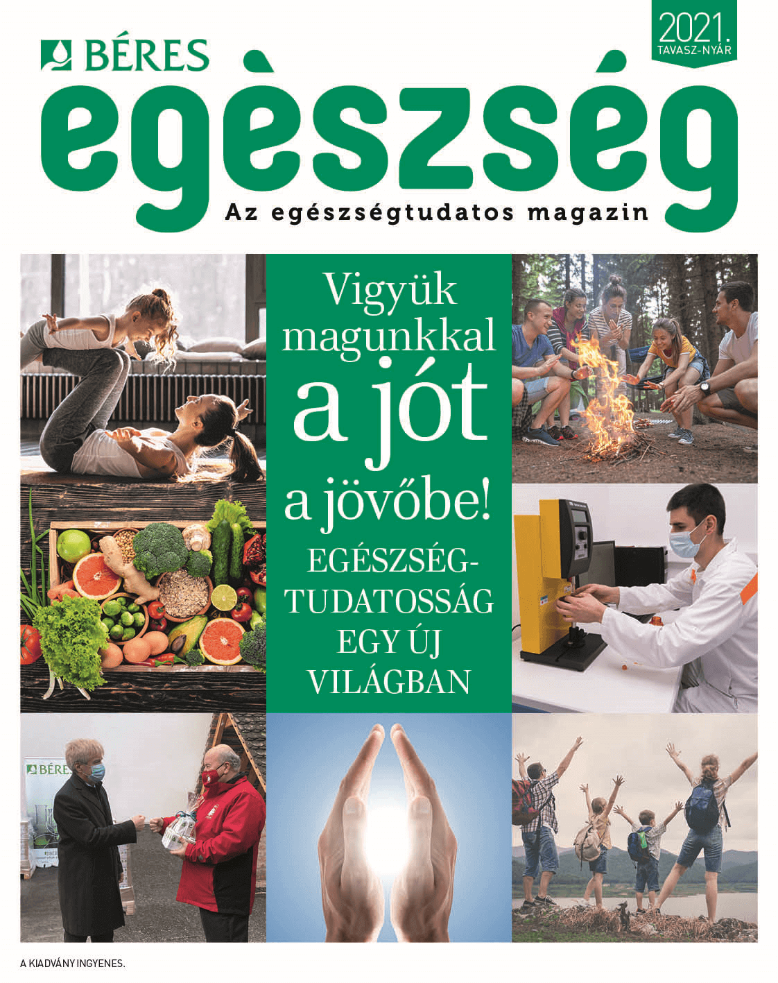 2021 Béres Egészség magazin tavasz címlap
